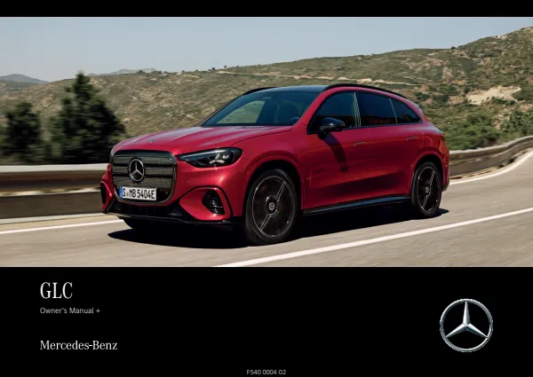 Cover of the 2025 Mercedes-Benz GLC Electric owner manual