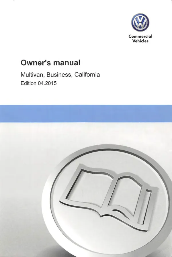Cover of the 2016 Volkswagen Transporter owner manual