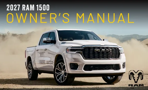 Cover of a Ram owner manual