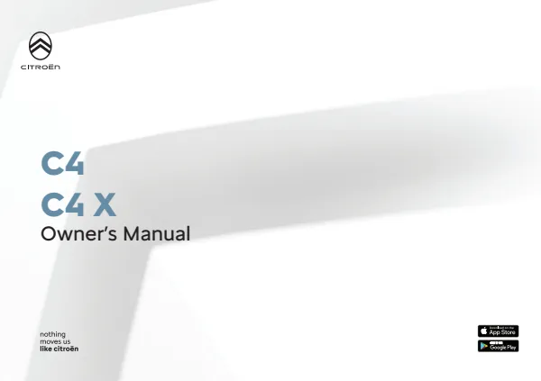 Cover of the 2026 Citroen C4 owner's manual
