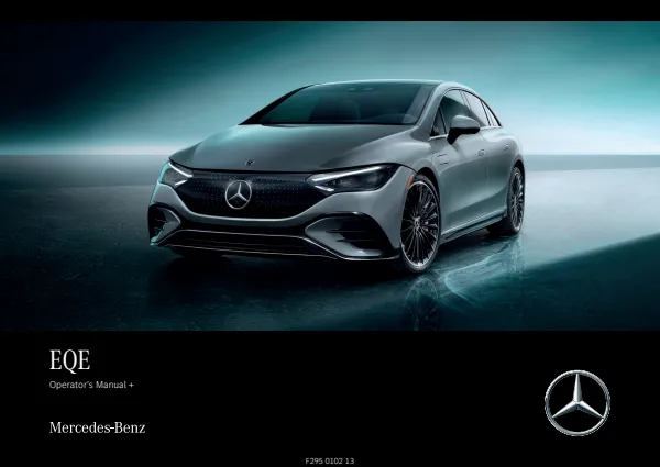 Cover of the 2025 Mercedes-Benz EQE owner manual