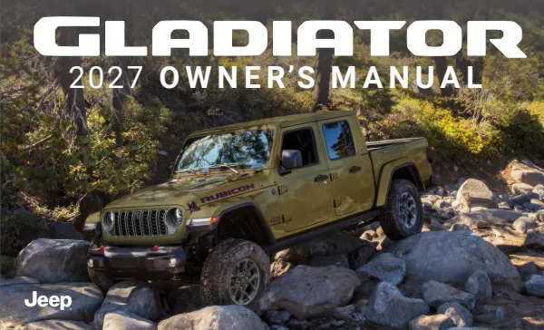 Cover of the 2027 Jeep Gladiator owner's manual