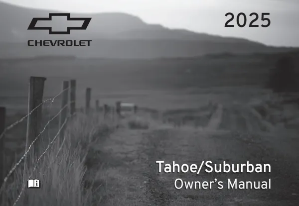 Cover of the 2025 Chevrolet Suburban Tahoe owner manual