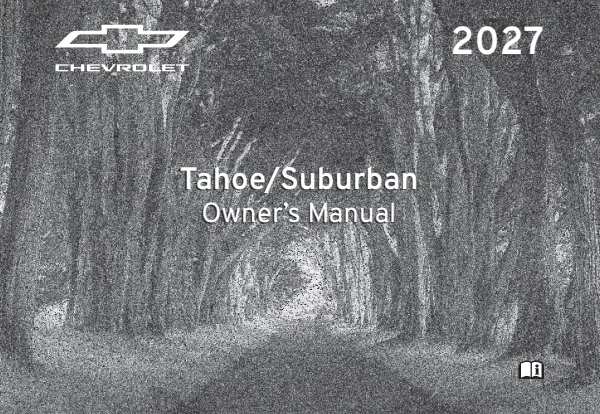 Cover of the 2027 Chevrolet Tahoe owner manual