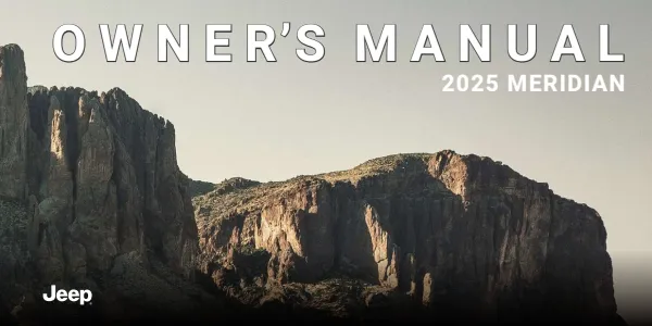 Cover of the 2025 Jeep Meridian owner manual