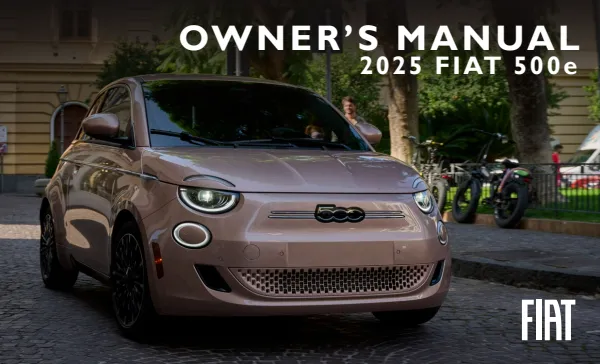 Cover of a Fiat owner manual