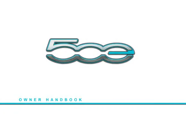 Cover of a Fiat owner manual