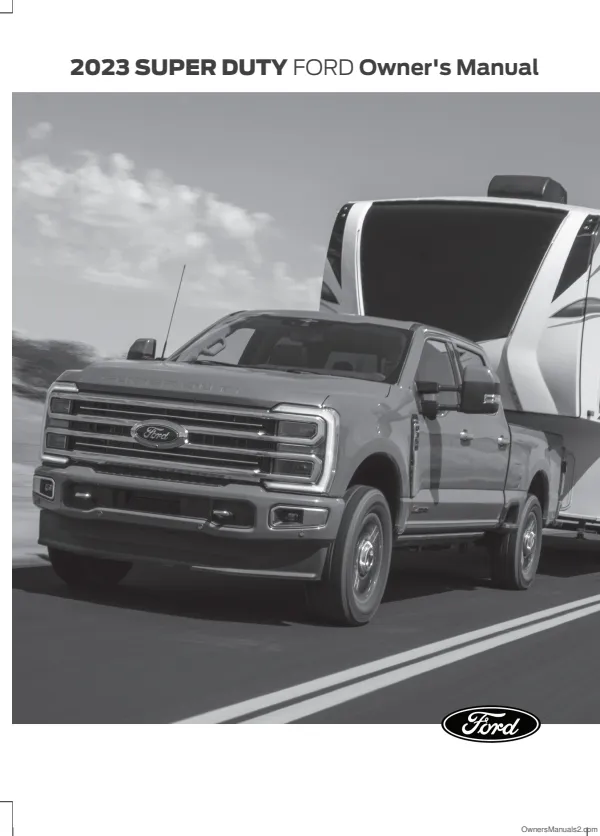 Cover of the 2024 Ford F-250 owner manual