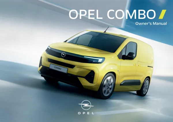 Cover of the 2025 Opel Combo owner's manual