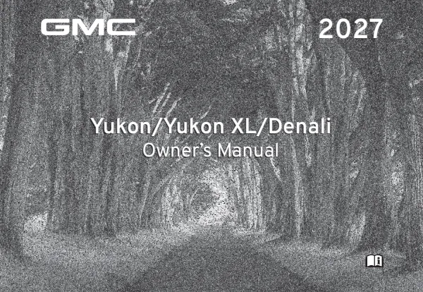 Cover of the 2027 GMC Yukon owner manual