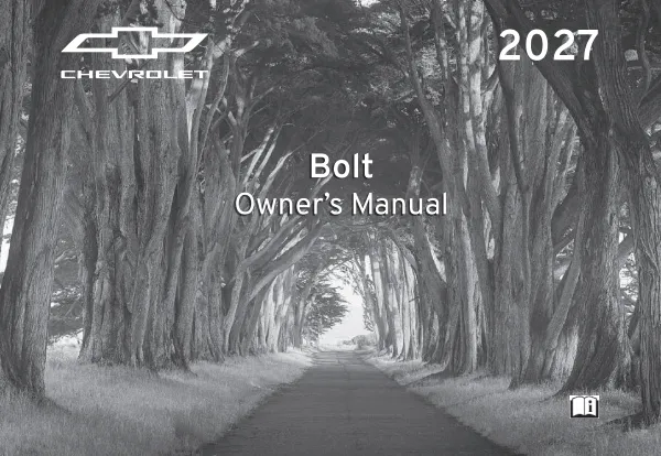 Cover of a Chevrolet owner manual