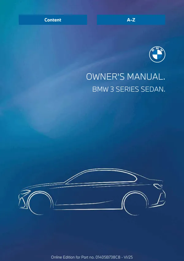 Cover of the 2026 BMW 3 Series owner manual