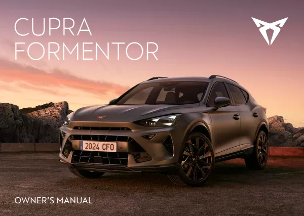 Cover of the 2026 Cupra Formentor owner manual