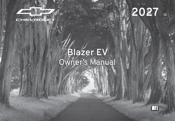 Cover of a Chevrolet owner manual