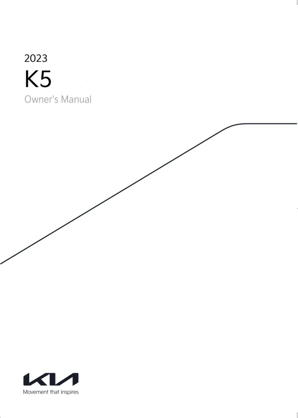 Cover of the 2023 Kia Optima owner's manual