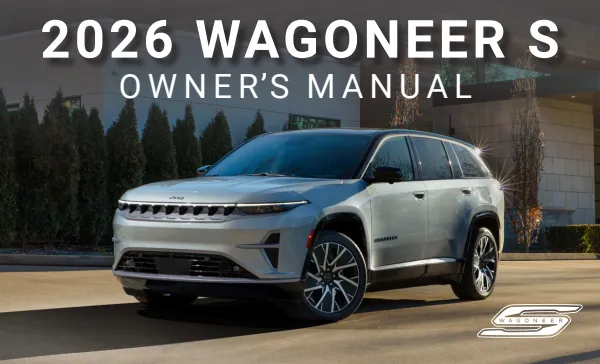 Cover of the 2026 Jeep Wagoneer S owner manual
