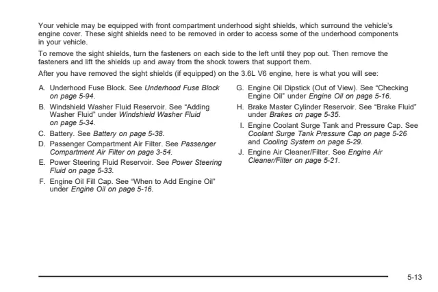 Fuse information on page 303 of the 2005 Cadillac STS manual