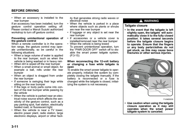 Fuse information on page 134 of the 2026 Suzuki Victoris manual