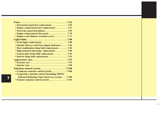 Fuse information on page 464 of the 2018 Kia Forte manual