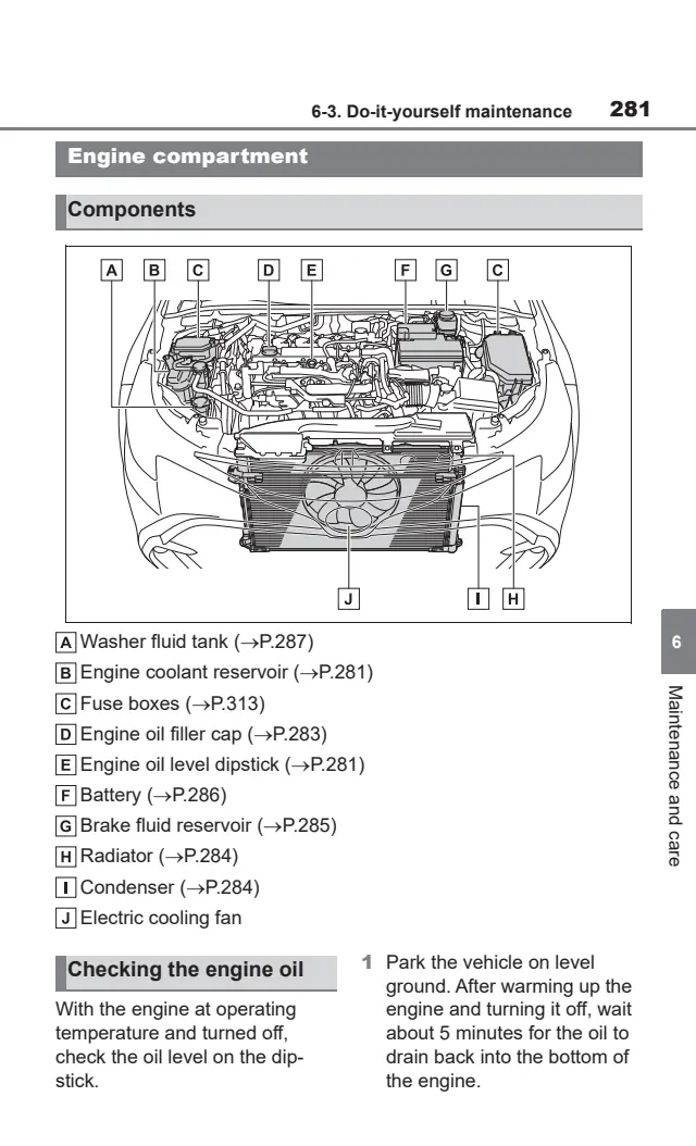 Fuse information on page 284 of the 2026 Toyota Corolla Hatchback manual