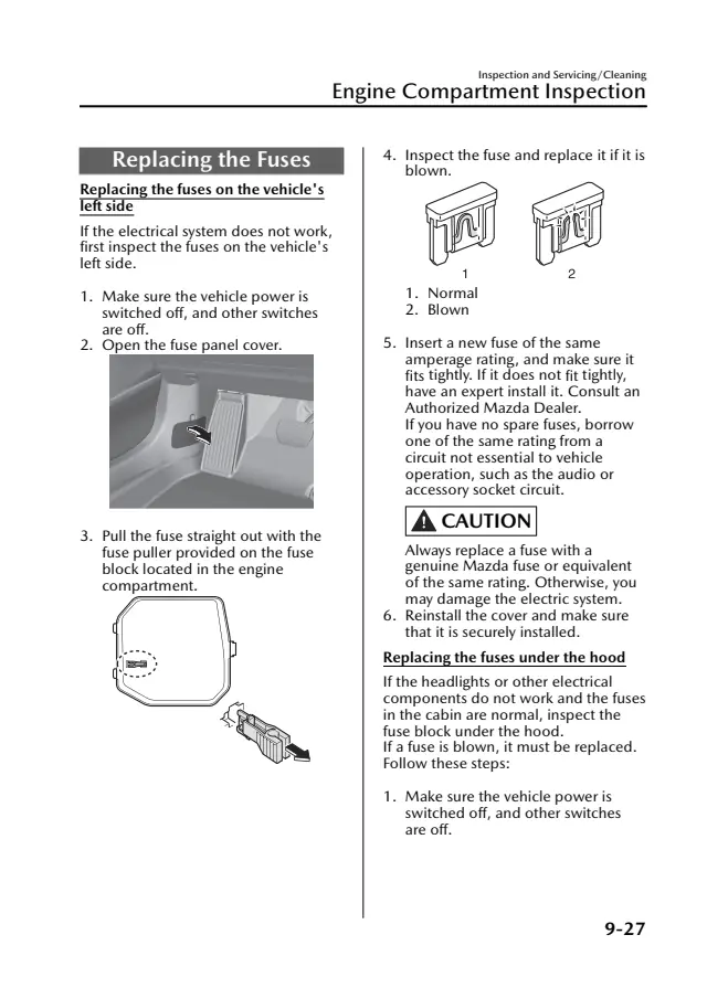 Fuse information on page 514 of the 2026 Mazda CX-30 manual