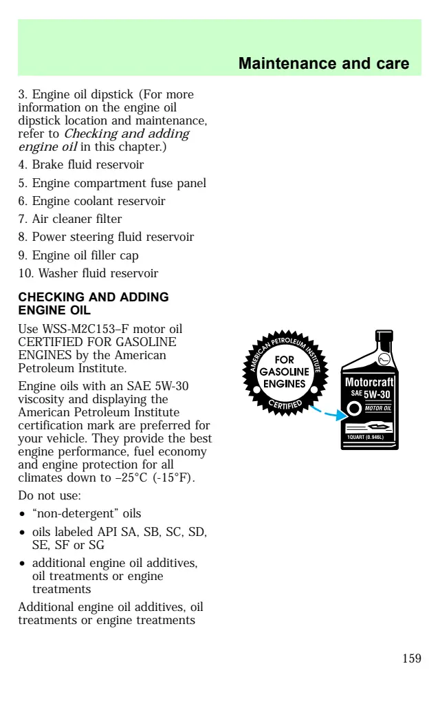 Fuse information on page 158 of the 1997 Ford Expedition manual