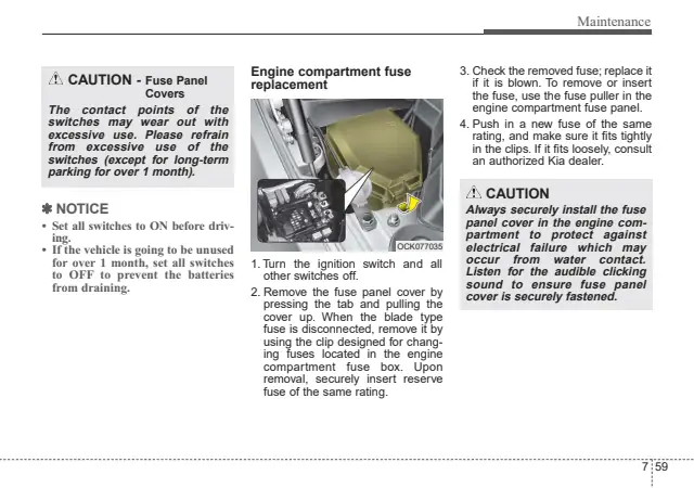 Fuse information on page 511 of the 2020 Kia Stinger manual