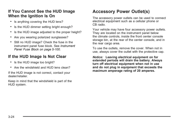 Fuse information on page 166 of the 2008 GMC Acadia manual