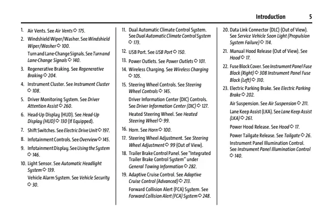 Fuse information on page 6 of the 2026 Chevrolet Silverado EV manual