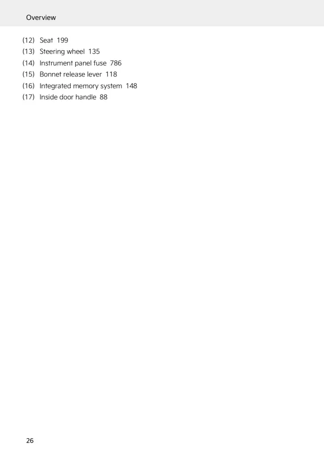 Fuse information on page 26 of the 2027 Kia Sportage manual