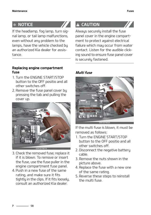 Fuse information on page 540 of the 2022 Kia Seltos manual