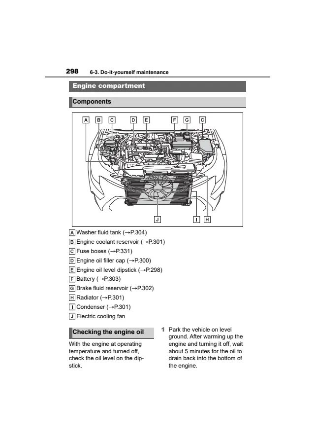 Fuse information on page 298 of the 2025 Toyota Corolla manual