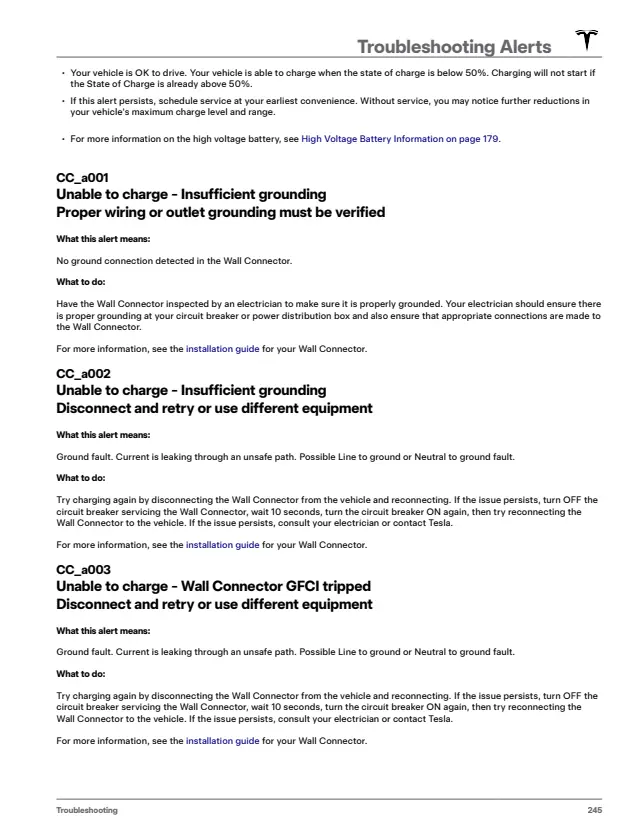 Fuse information on page 247 of the 2026 Tesla Model 3 manual