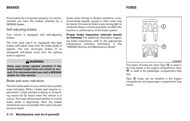 Fuse information on page 403 of the 2016 Nissan Sentra manual