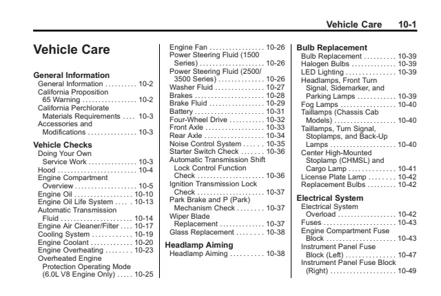 Fuse information on page 373 of the 2014 GMC Sierra manual
