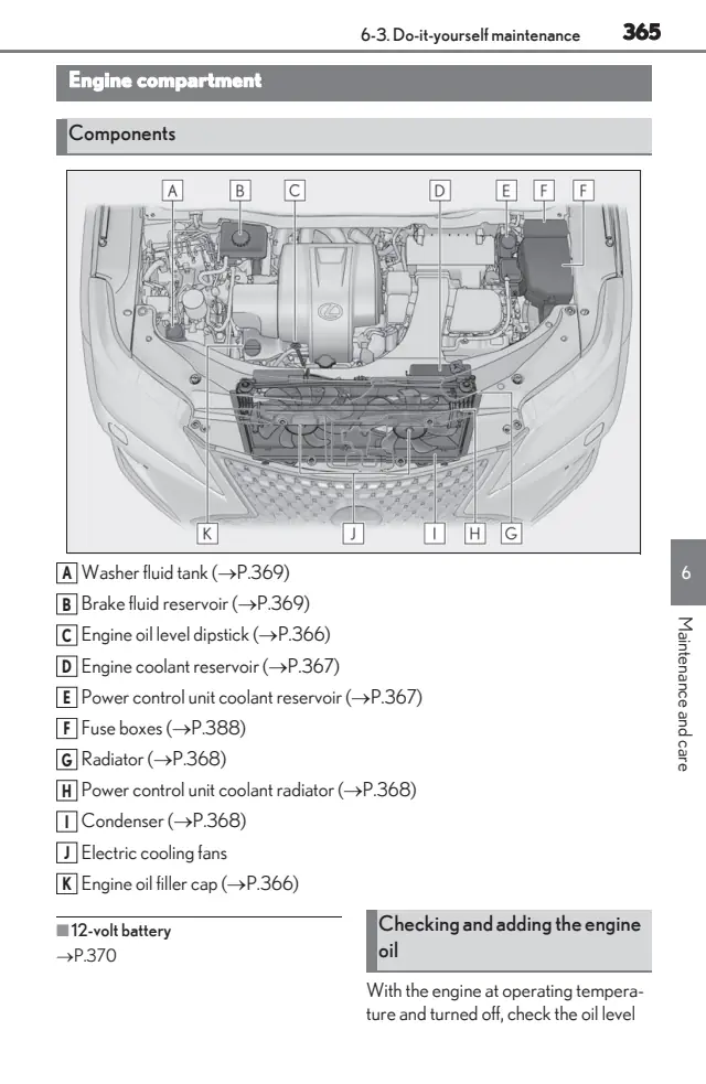 Fuse information on page 367 of the 2022 Lexus RX 450h manual