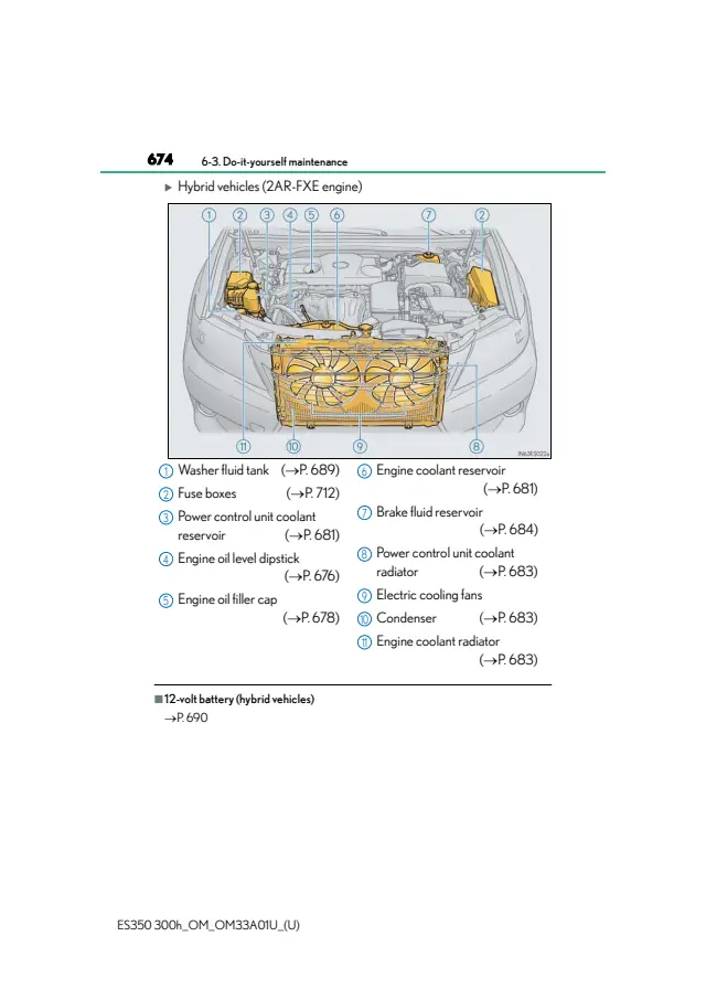 Fuse information on page 648 of the 2013 Lexus ES350 manual