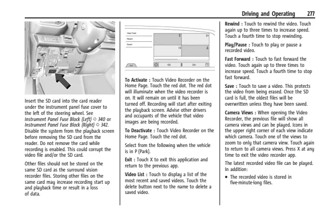 Fuse information on page 278 of the 2024 Chevrolet Silverado EV manual