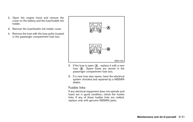 Fuse information on page 359 of the 2010 Nissan 370Z manual